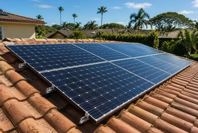 Installation de panneaux solaires à Saint-André-Goule-d'Oie